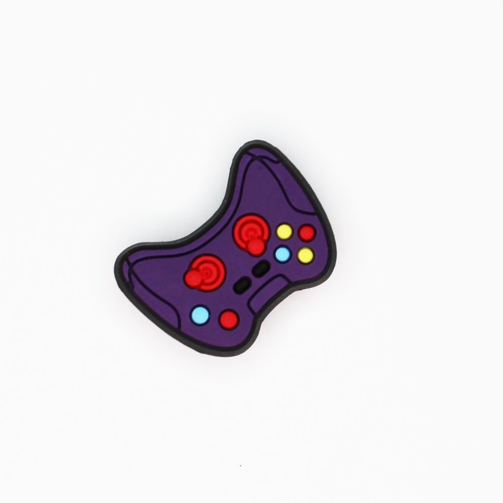 Game Controller Purple croc charm
